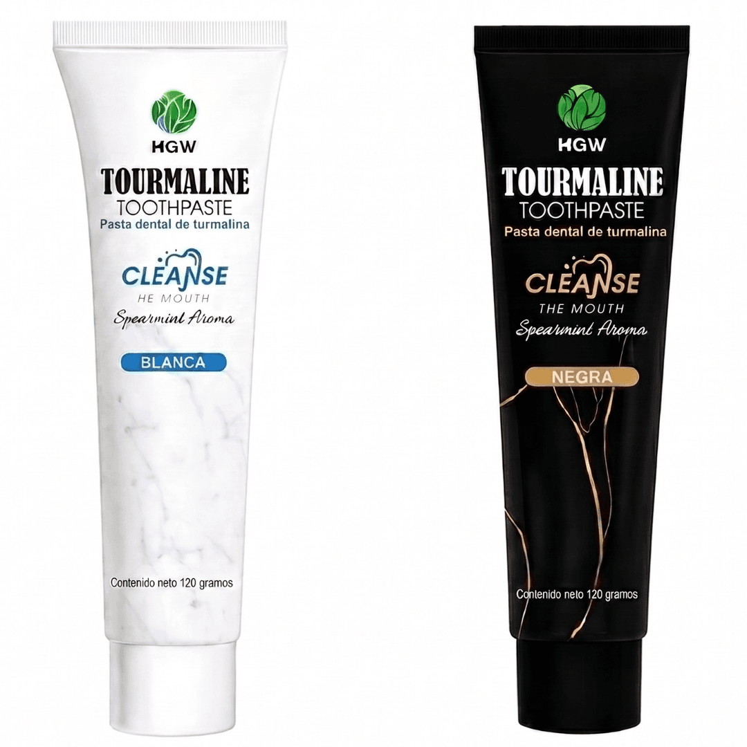 Pack Pasta Dental Tourmaline — Blanca y Negra
